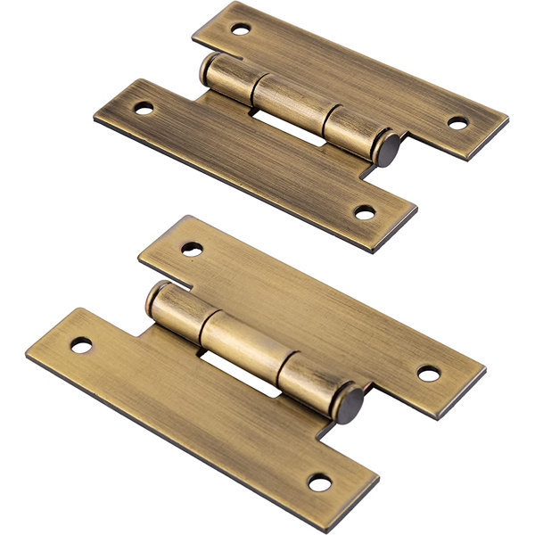 UNIQANTIQ HARDWARE SUPPLY Antique Brass "H" Type Door Hinges